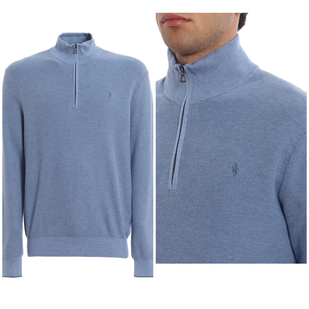 Polo Ralph Lauren Textured Pullover Turtleneck Pima Cotton Sweater Size XL